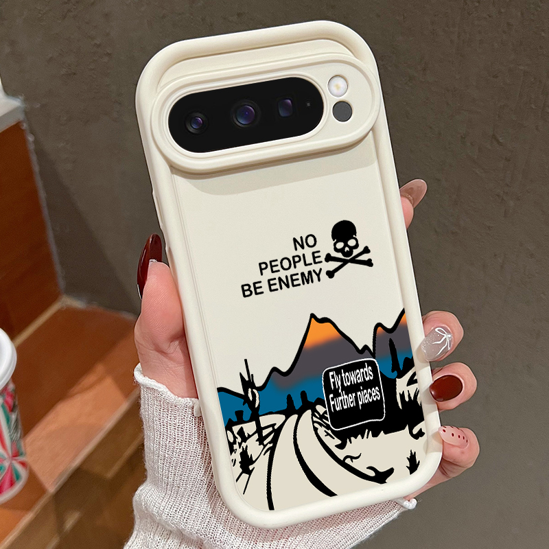 Google Pixel 9 Pro - Mountain Road Patterned Phone Case For