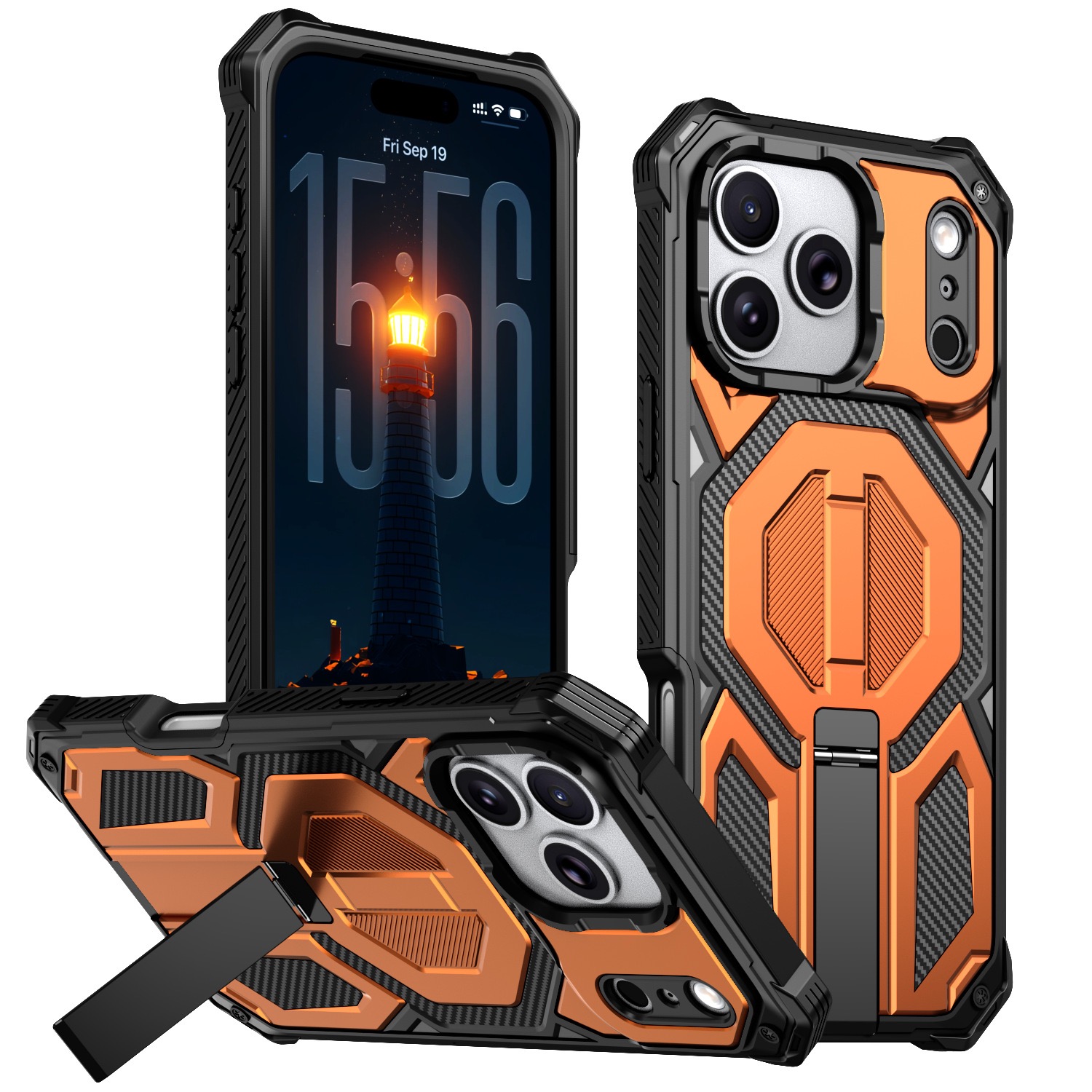 Magnetic Charging Stand - Armor Case For iphone 18 17