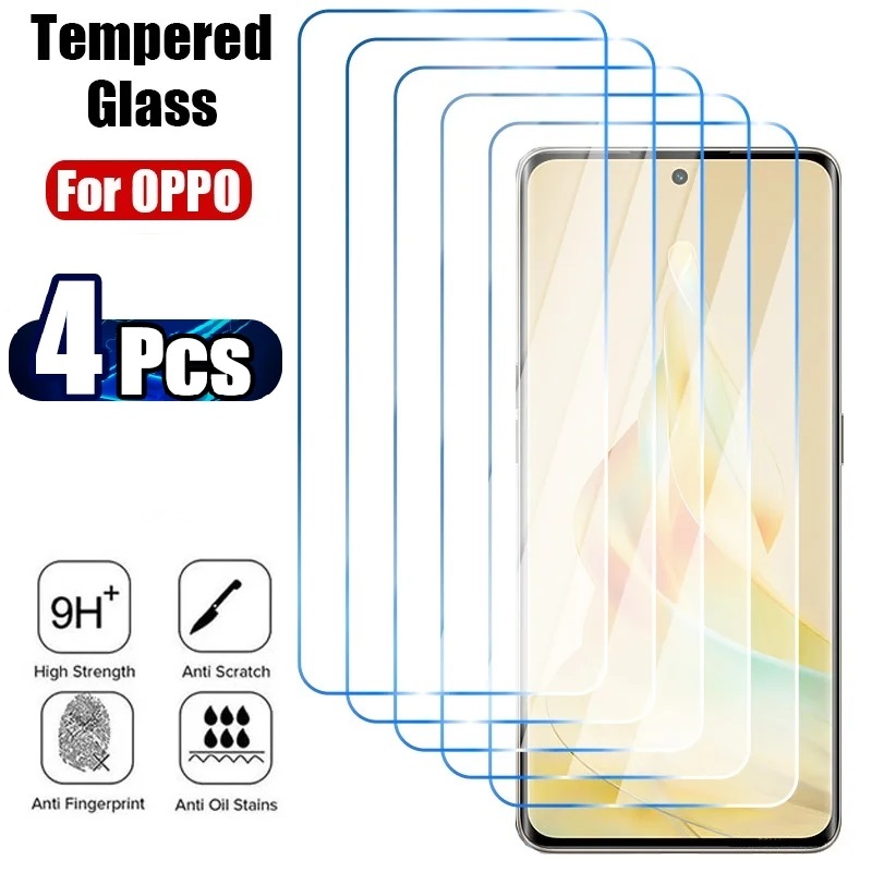 4Pcs Tempered Glass For Oppo A - Oppo A78 ulasan dan harga