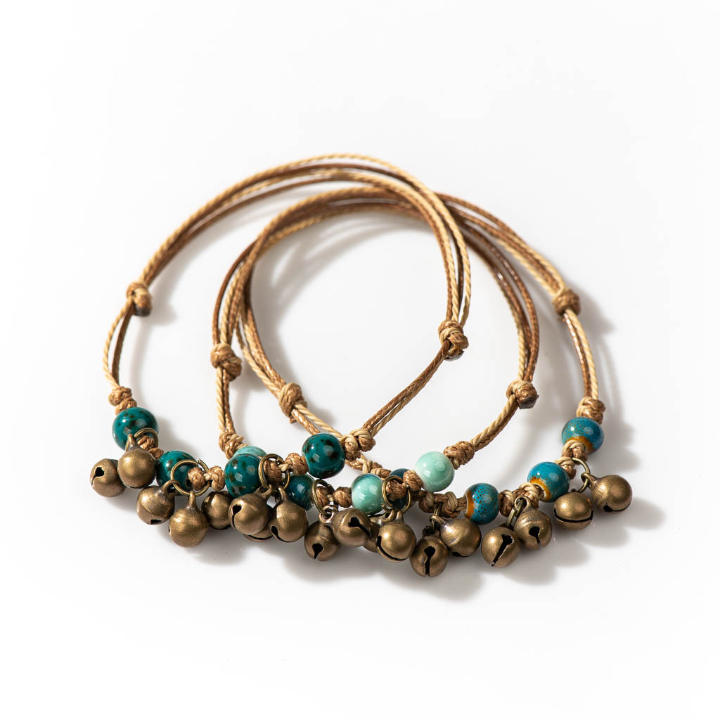 Handmade Ceramic Retro Style B - Ceramic Link Bracelet ulasan dan harga