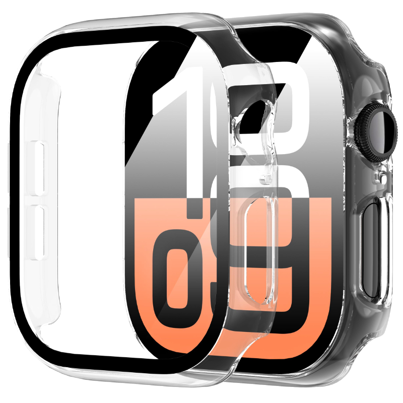Tempered Glass+Case For Apple  - Smartwatch Band Accessories ulasan dan harga