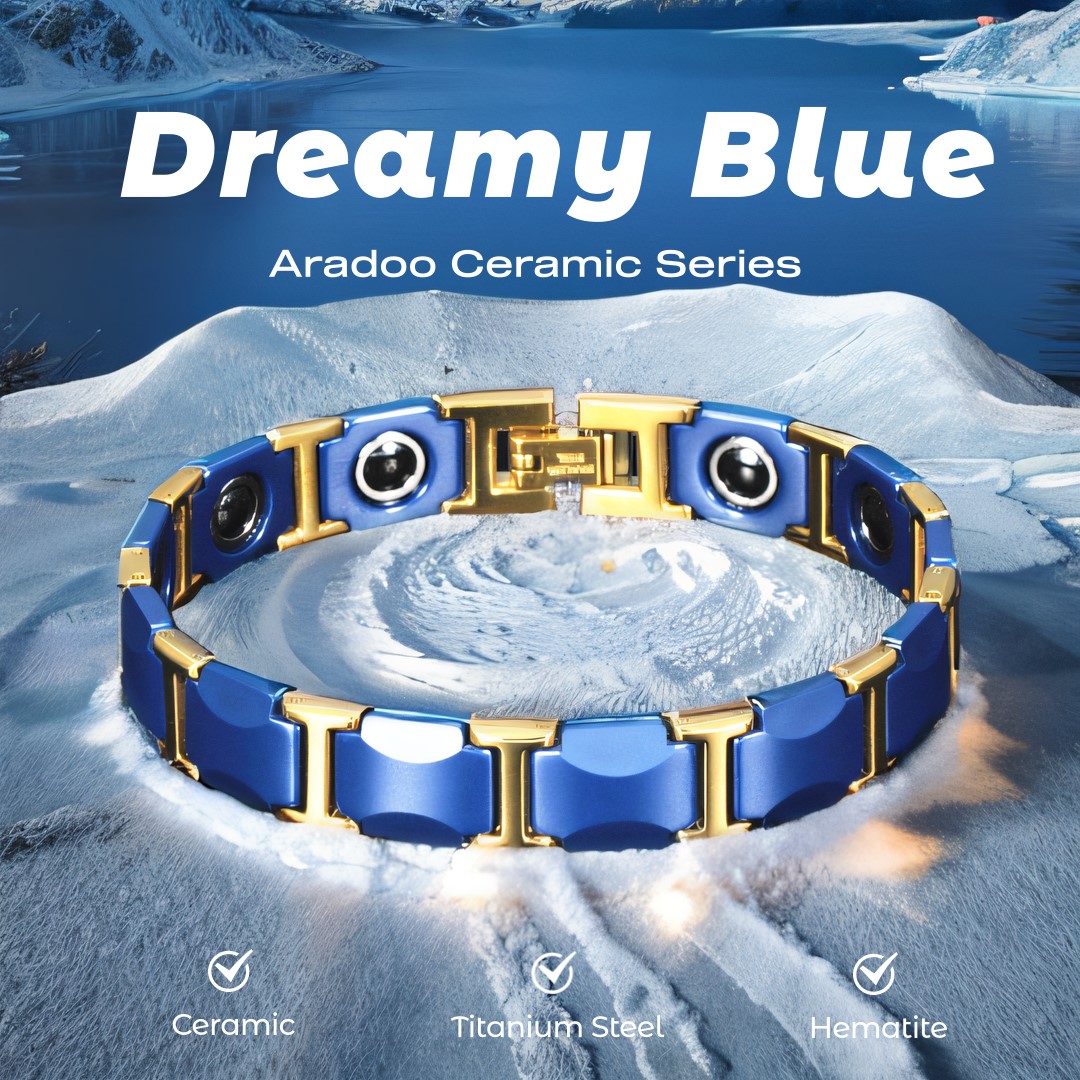 Dreamy Blue Ceramic Bracelet T - Ceramic Link Bracelet ulasan dan harga