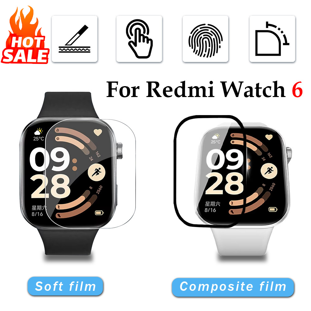 1-5Pcs Soft Film for Xiaomi Re - Smartwatch Case ulasan dan harga