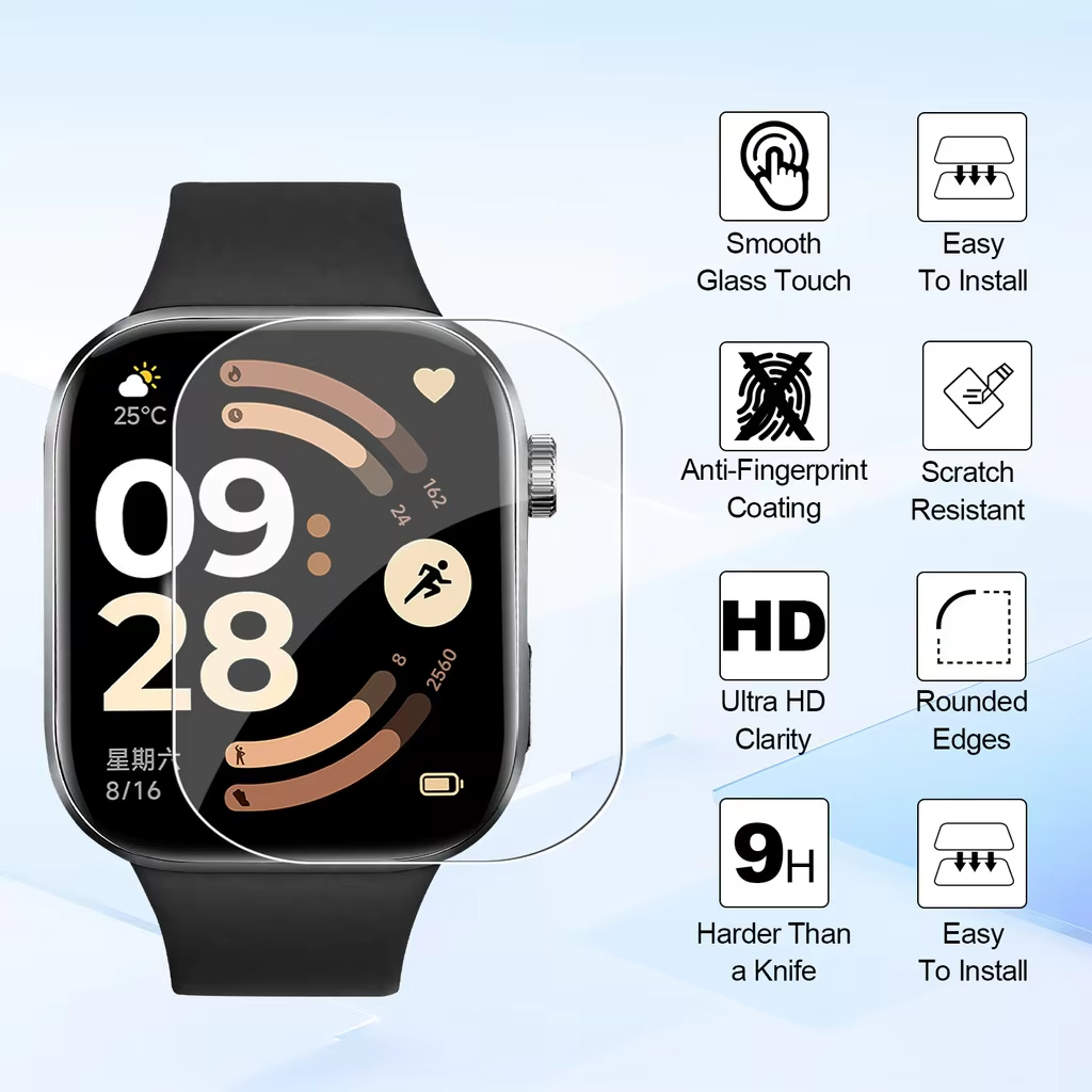 1-5Pcs Soft Film for Xiaomi Re - Smartwatch Case ulasan dan harga