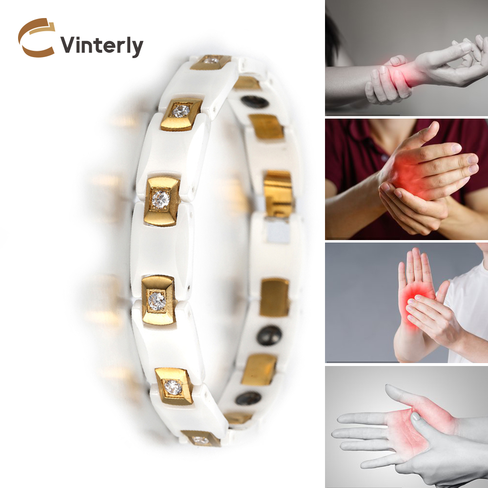 Vinterly Bracelets for Women C - Ceramic Link Bracelet ulasan dan harga