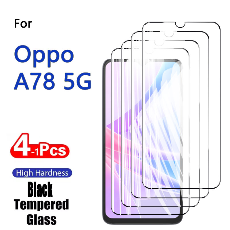 1-4PCS Screen Protectors For O - Oppo A78 ulasan dan harga
