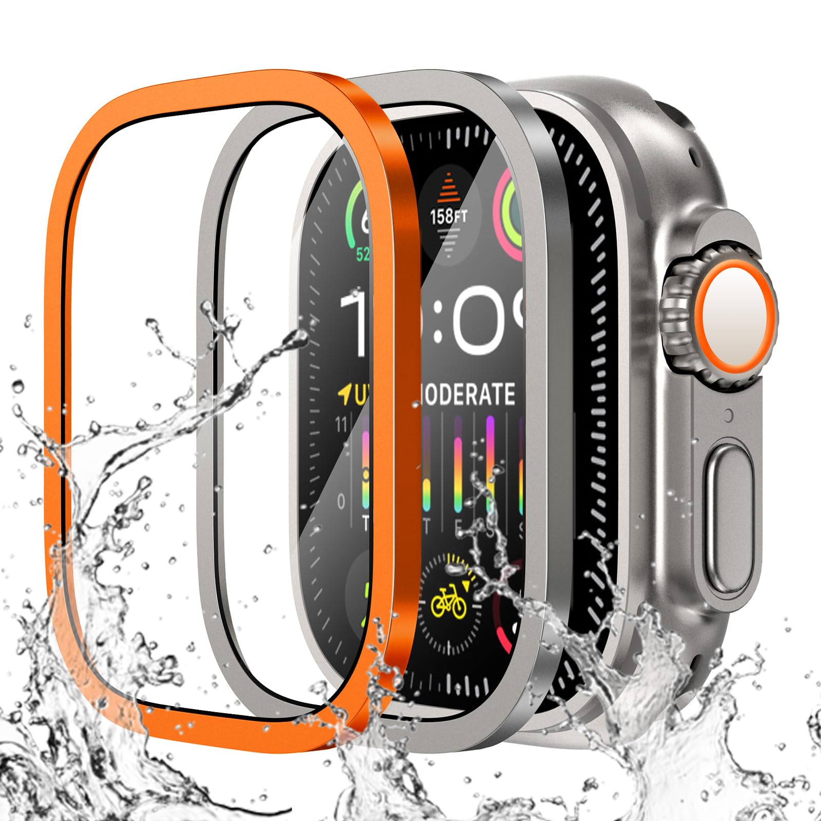 Tempered Glass for Apple Watch - Smartwatch Case ulasan dan harga