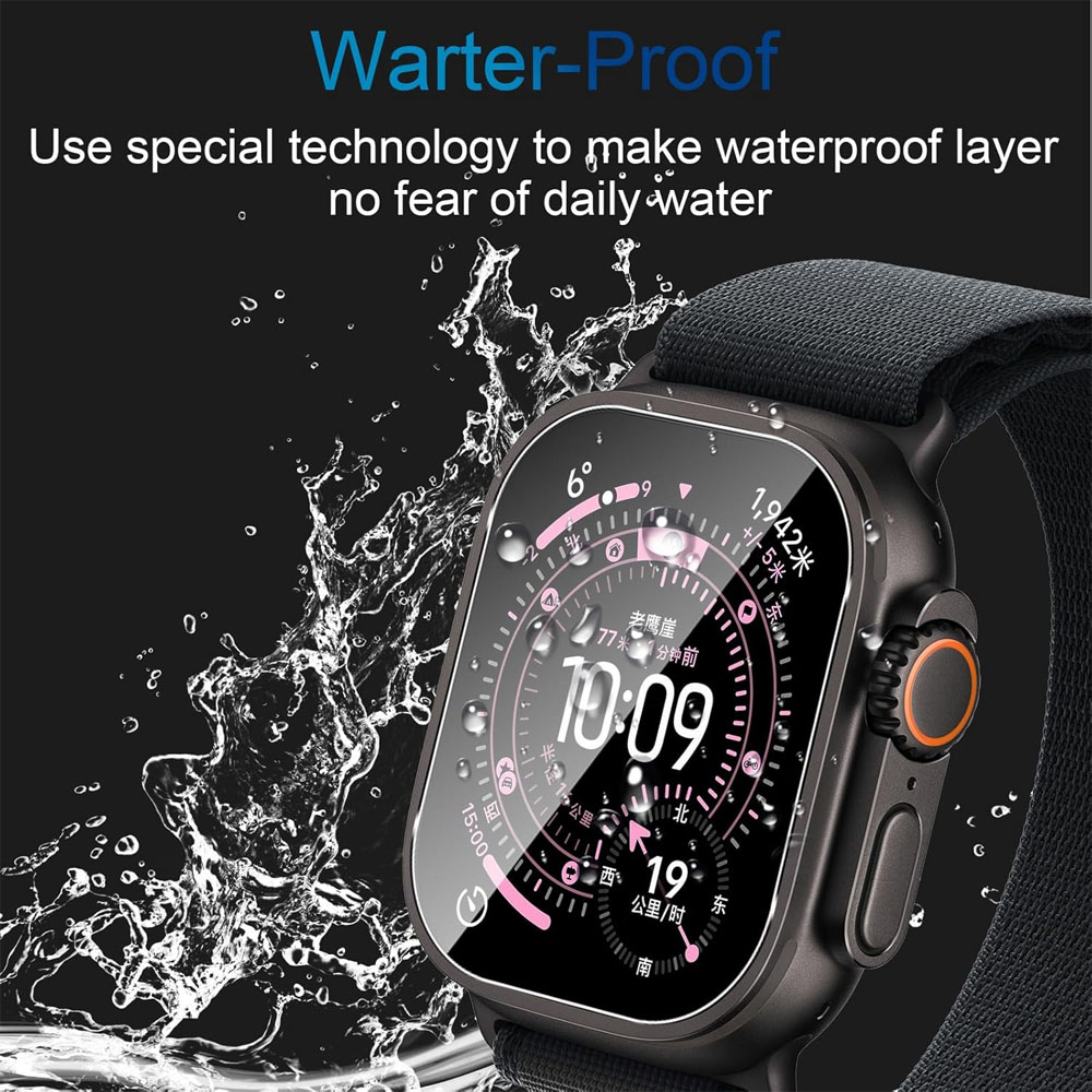 Tempered Glass For Apple Watch - Smartwatch Case ulasan dan harga