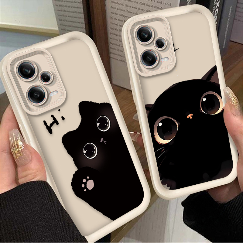 Lovely Big Eyed Cat Phone Case - Xiaomi Redmi Note 14 ulasan dan harga