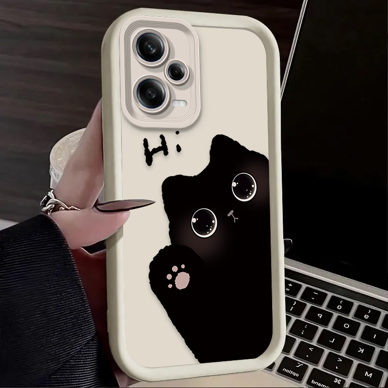 Lovely Big Eyed Cat Phone Case - Xiaomi Redmi Note 14 ulasan dan harga