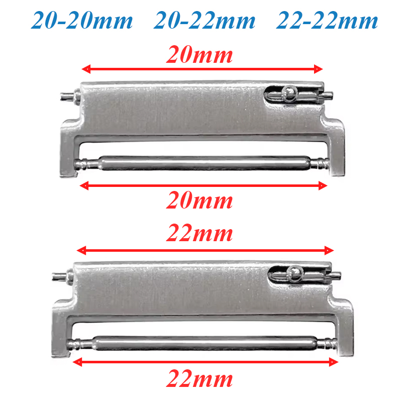 2pcs Watch Band Adapters 20mm  - Watch Band Connector ulasan dan harga