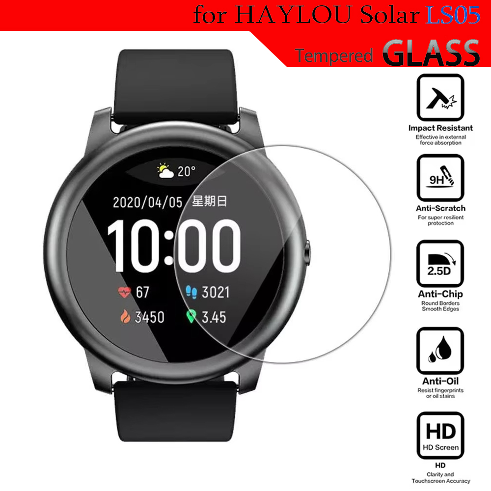 Tempered Glass For HayLou Sola - Smart Watch Accessories ulasan dan harga