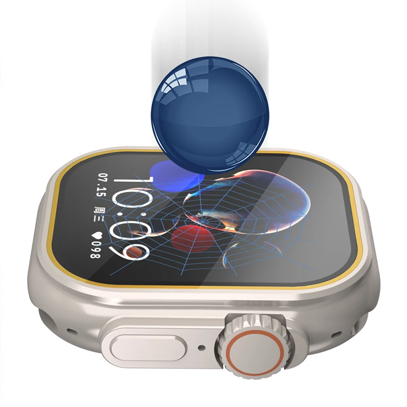 Tempered Glass for Apple Watch - Smartwatch Case ulasan dan harga