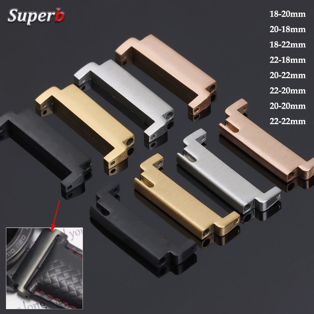 1 Pair Watch Strap Adapter 18m - Watch Band Connector ulasan dan harga