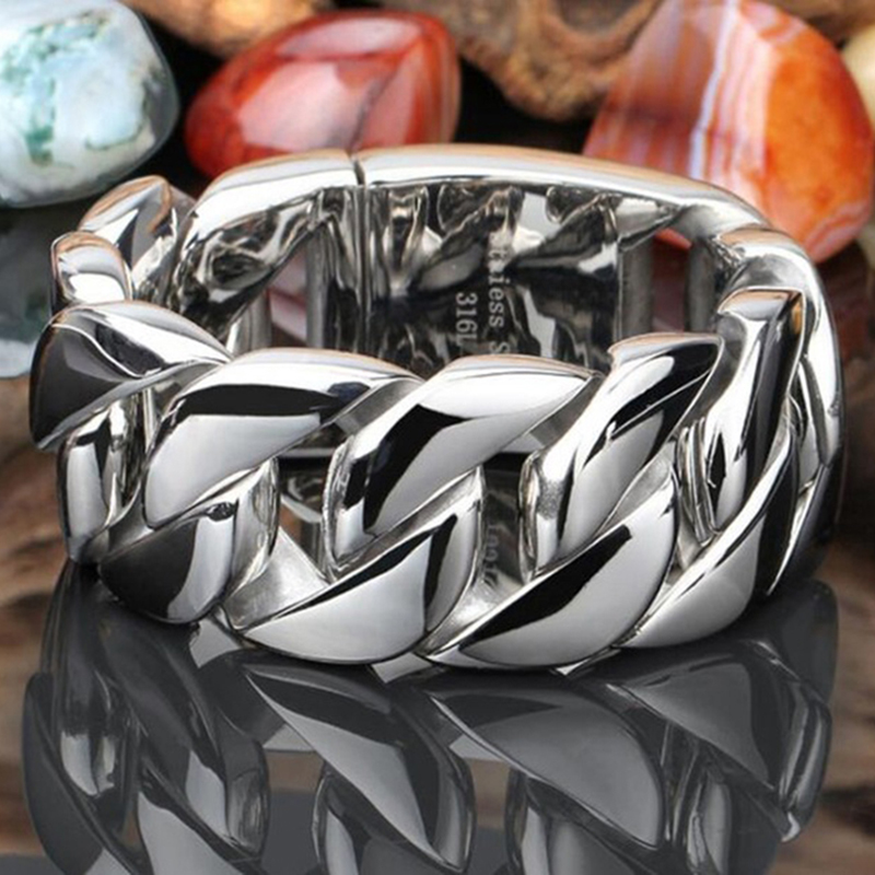 20/26/31MM 316L Stainless Stee - Ceramic Link Bracelet ulasan dan harga