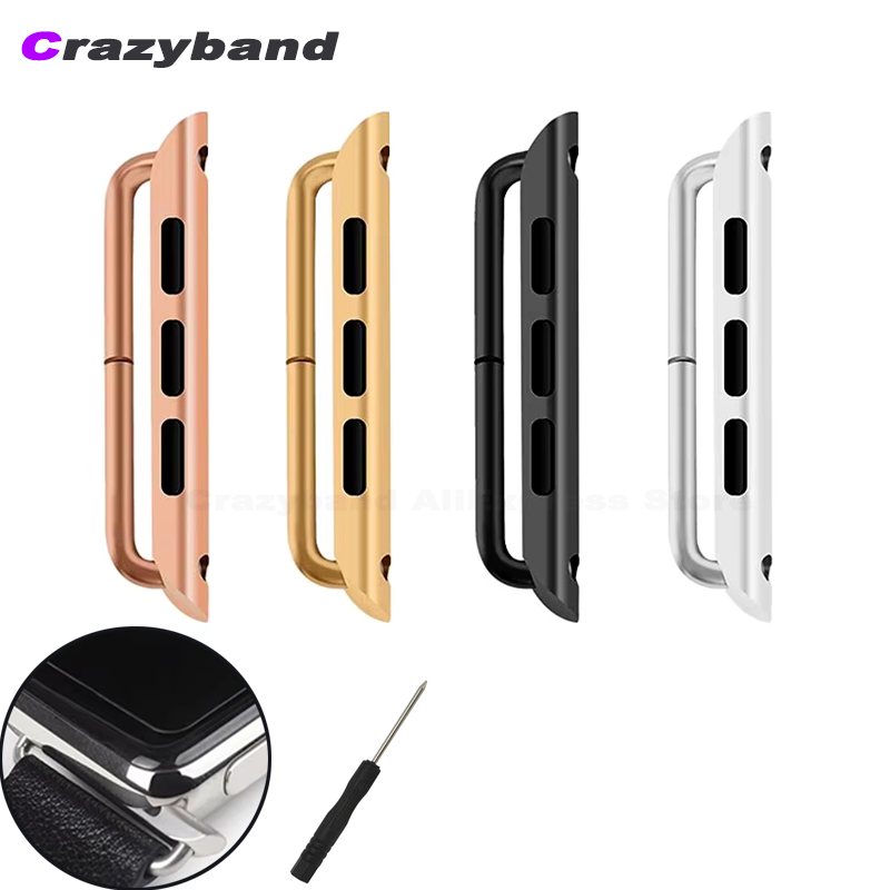 2pcs Stainless Steel Connector - Watch Band Connector ulasan dan harga
