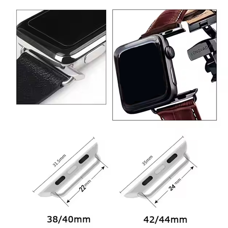 2pcs Stainless Steel Connector - Watch Band Connector ulasan dan harga
