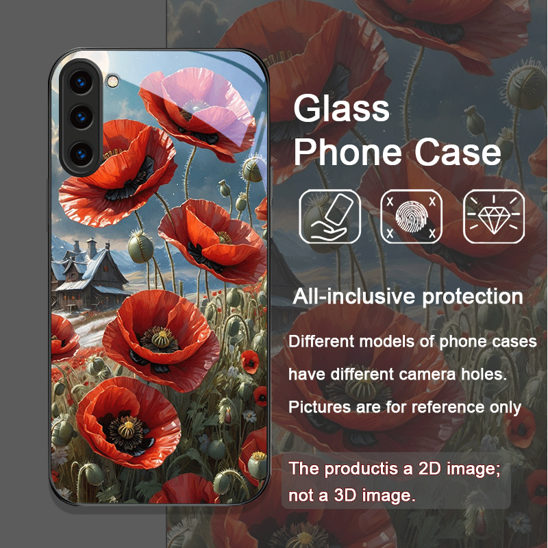 Retro Poppy Flower Bloom Hot R - Samsung Galaxy S24 ulasan dan harga