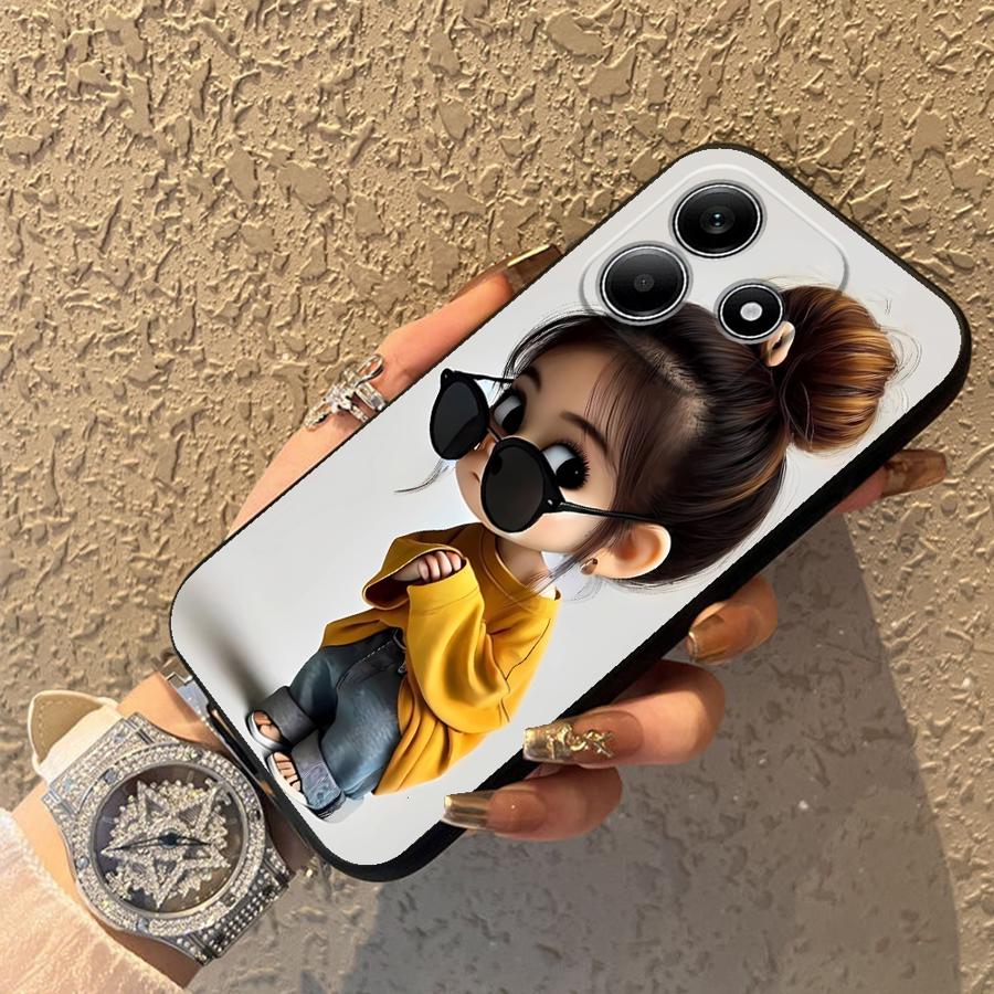 Cartoon Girl Pattern Funda Pho - Xiaomi Redmi Note 14 ulasan dan harga