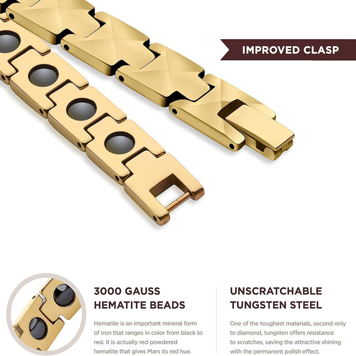 ARADOO Premium Ceramic Bracele - Ceramic Link Bracelet ulasan dan harga