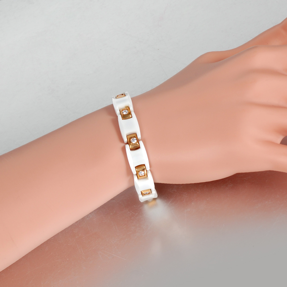 Vinterly Women Ceramic Bracele - Ceramic Link Bracelet ulasan dan harga