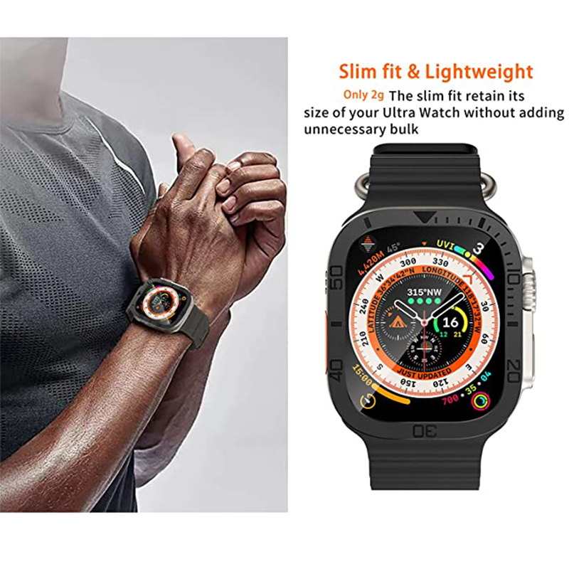 Tempered Glass for Apple Watch - Smartwatch Case ulasan dan harga