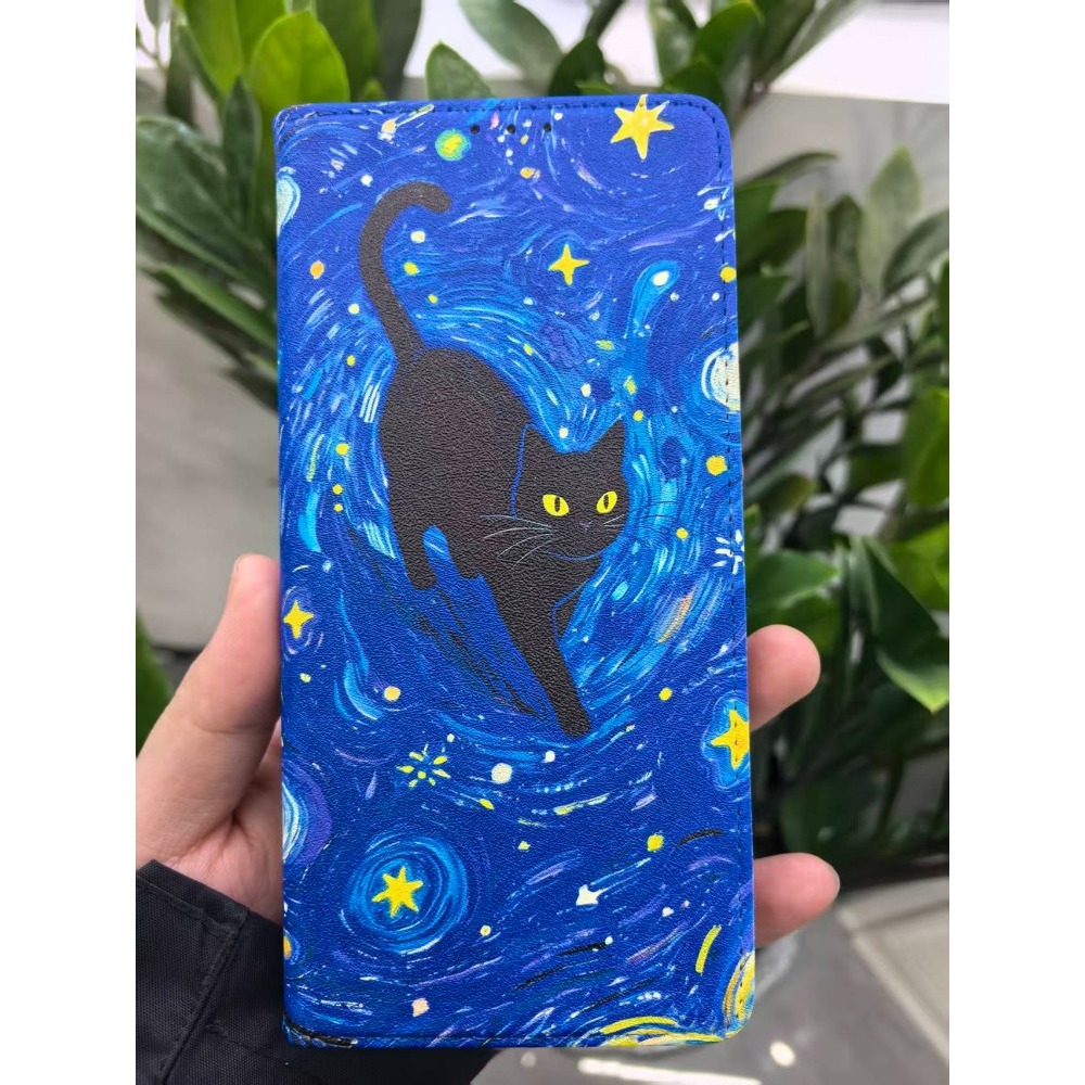 Painted Magnetic Flip Leather  - Samsung Galaxy S24 ulasan dan harga