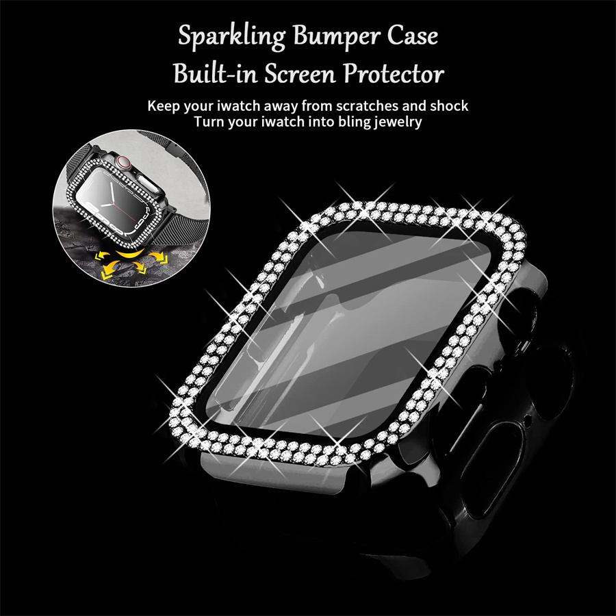 Diamond Cover For Apple watch  - Smartwatch Band Accessories ulasan dan harga
