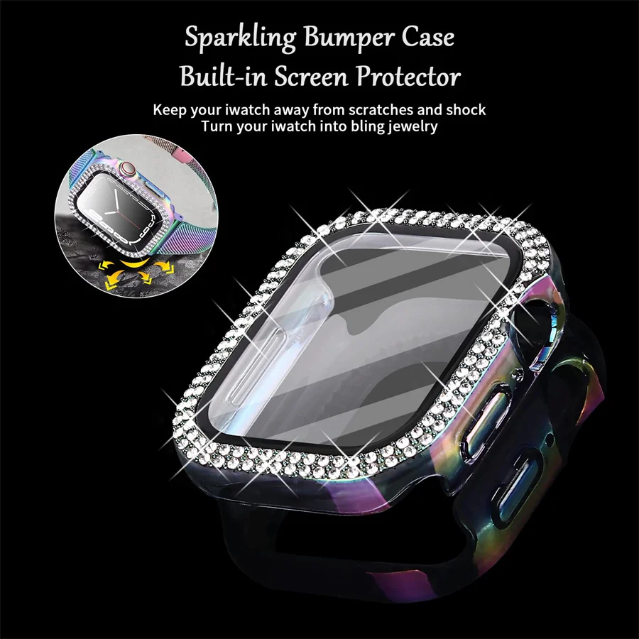 Diamond Cover For Apple watch  - Smartwatch Band Accessories ulasan dan harga