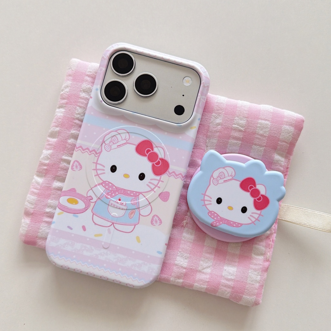 Cute Cartoon Sanrio Hello Kitt - Magnetic Charging Stand ulasan dan harga