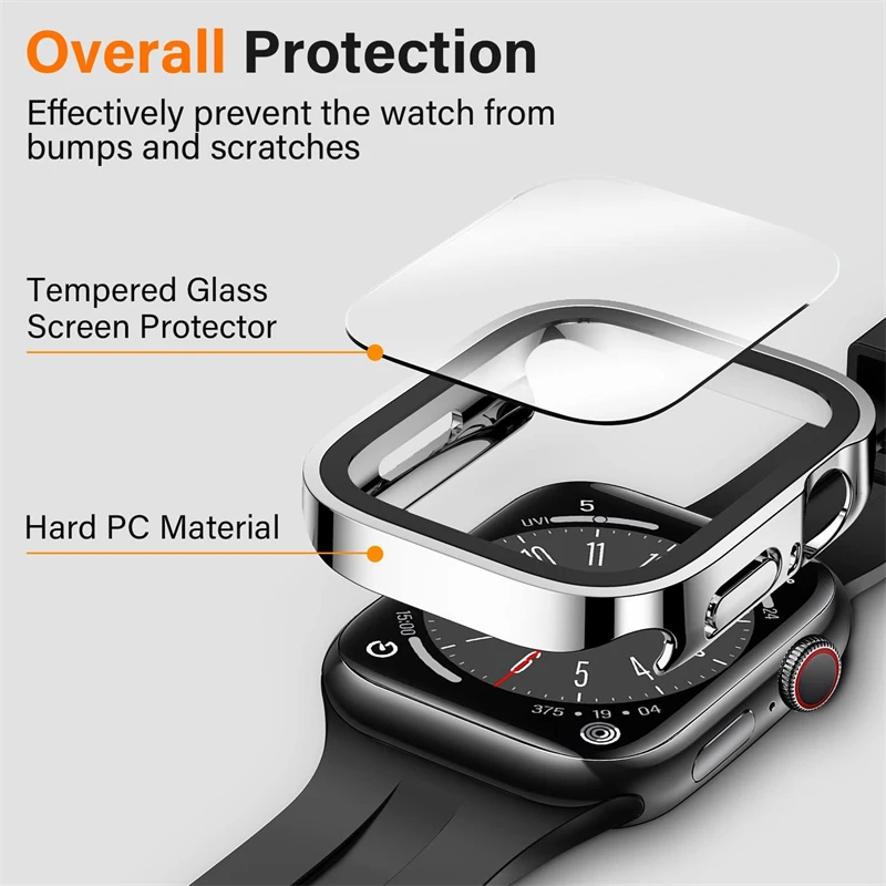 Waterproof Hard PC Screen Prot - Smartwatch Case ulasan dan harga