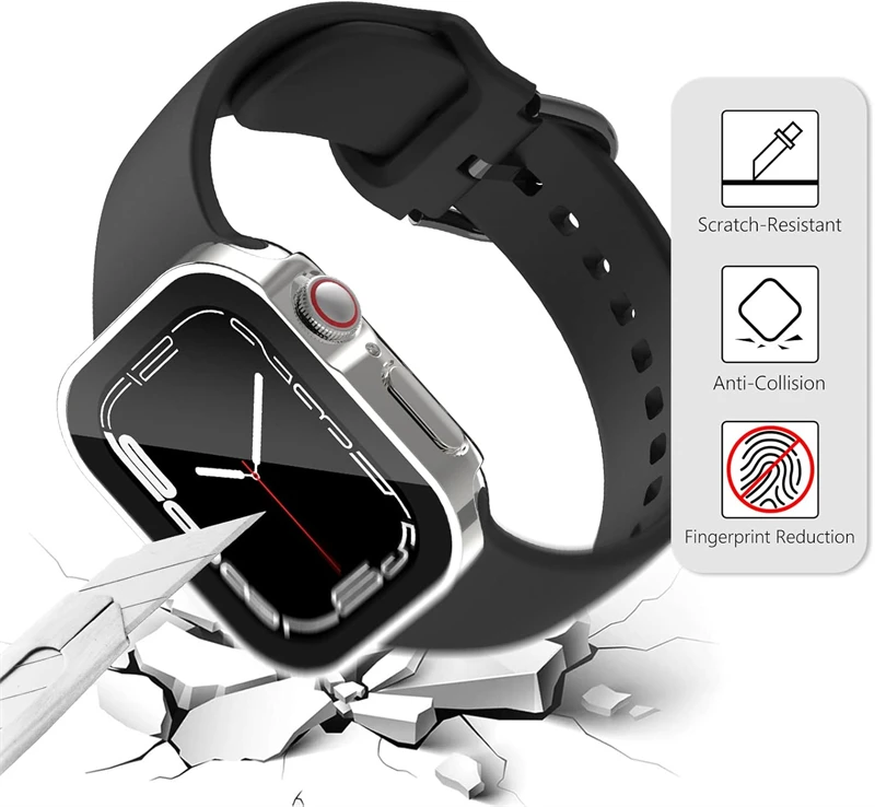Waterproof Hard PC Screen Prot - Smartwatch Case ulasan dan harga
