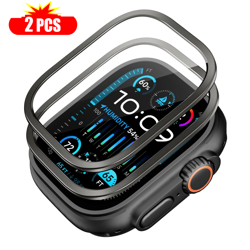 2pcs Tempered Glass for Apple  - Smartwatch Case ulasan dan harga