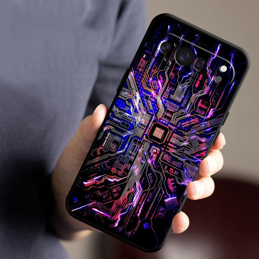 Retro Circuit Board Funda Phon - Google Pixel 9 Pro ulasan dan harga